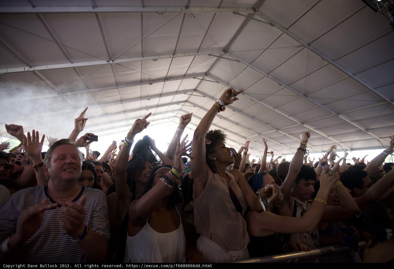 Hands up at Coachella