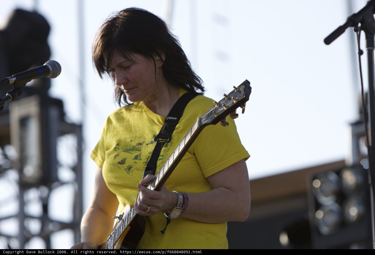 Kim Deal Rocks Coachella with Her Electric Guitar
