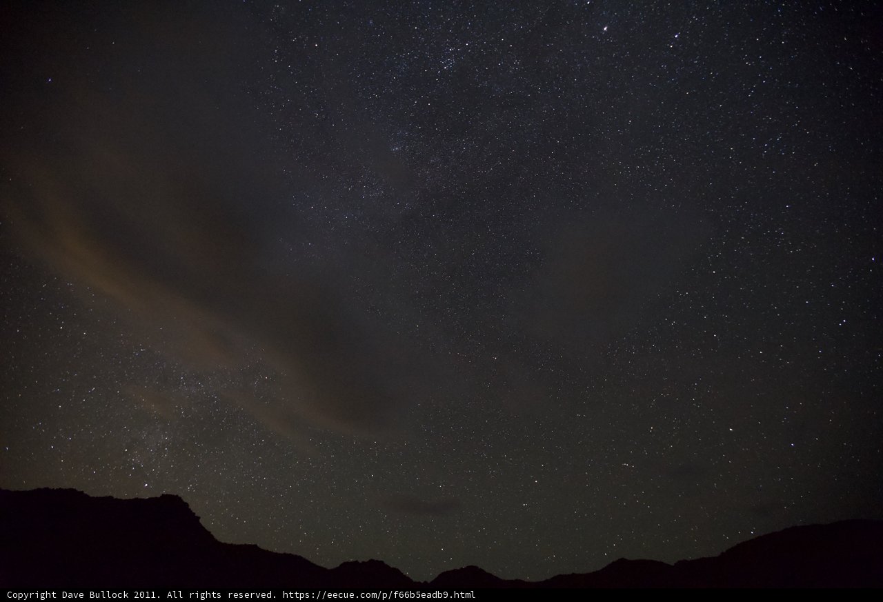 Milky Way Majestic Over the Mountains