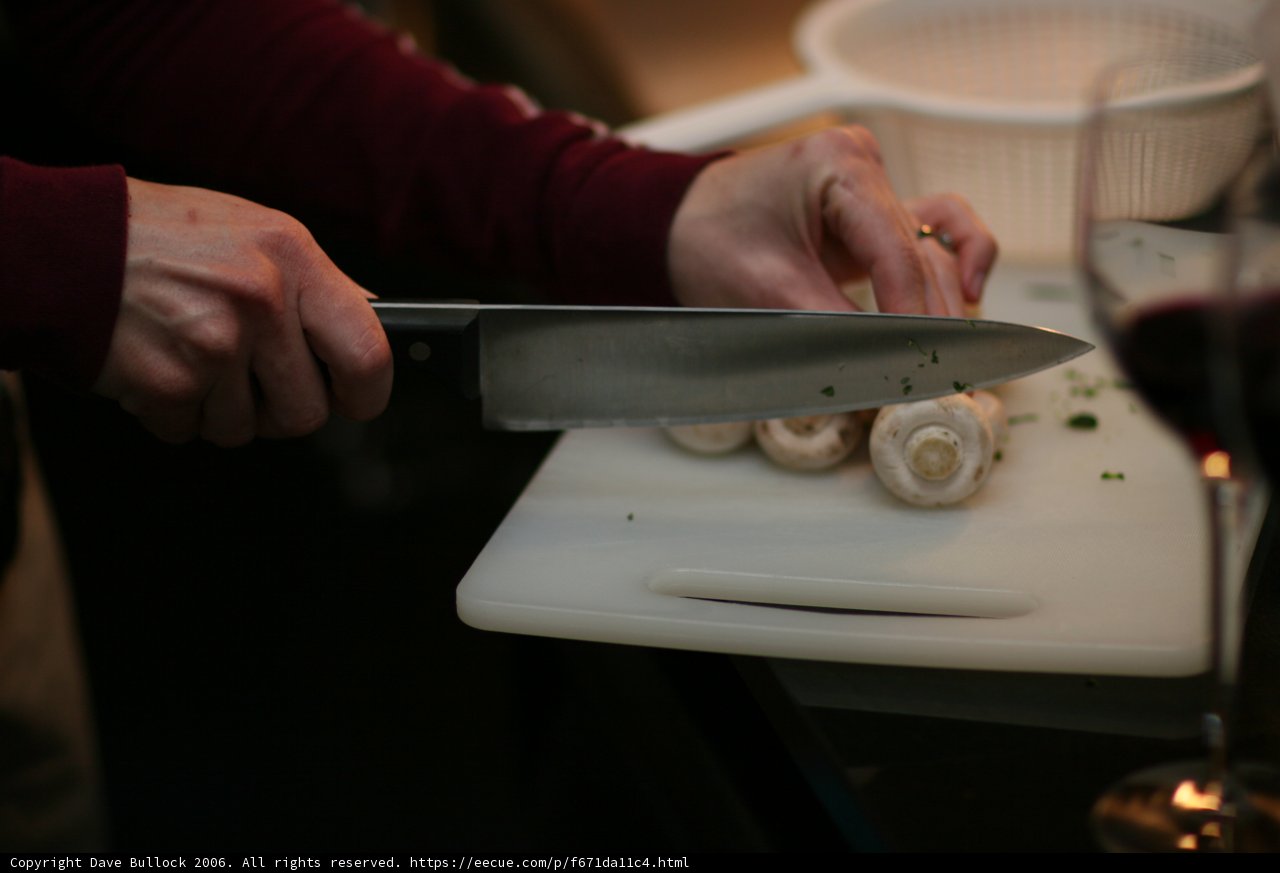 Mushroom Chopping