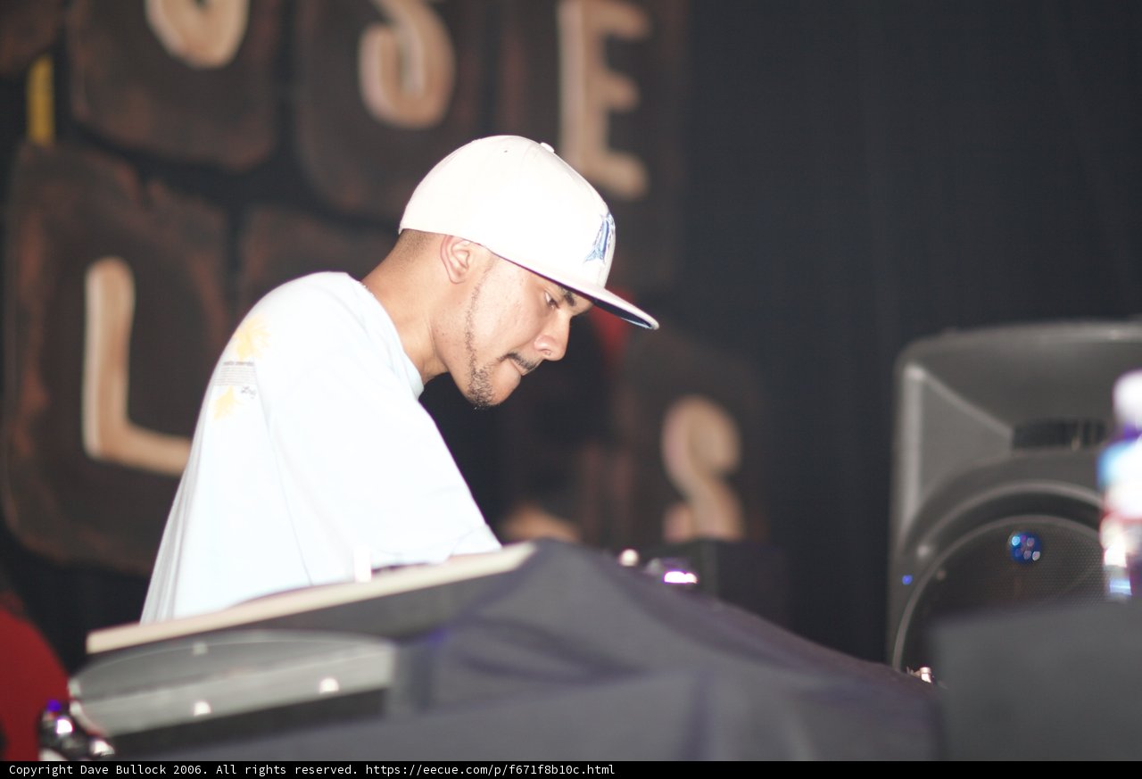 DJ Craze Spins it Up in a White Hat
