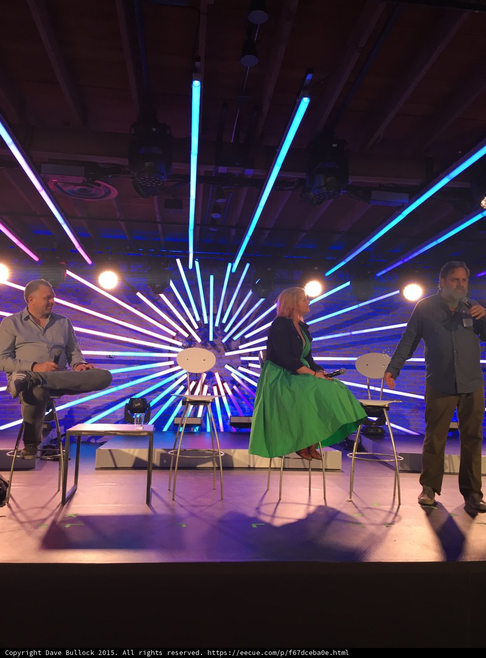 SXSW Panel Discussion with LED Starburst Backdrop