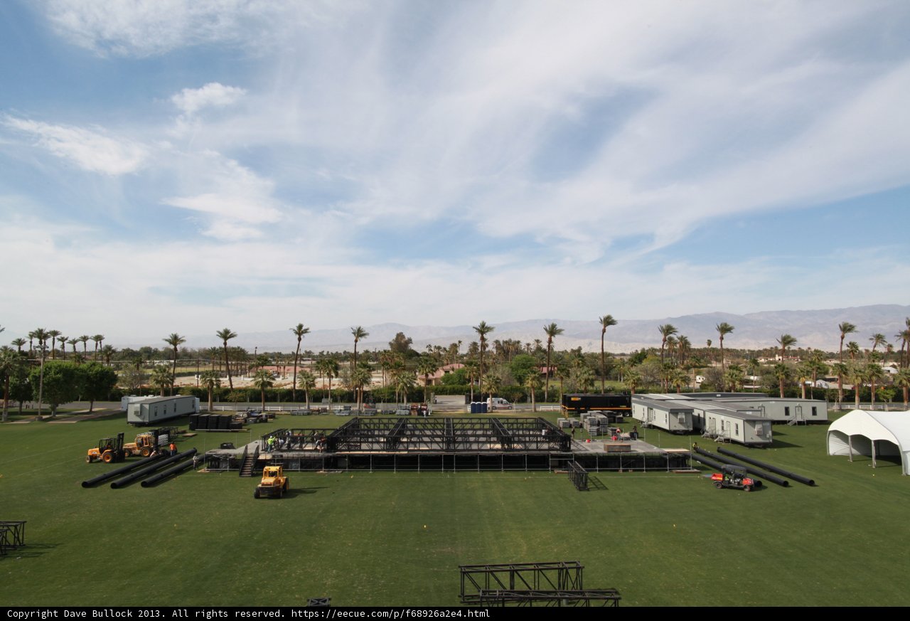 Stage and Scenic Vistas at Coachella