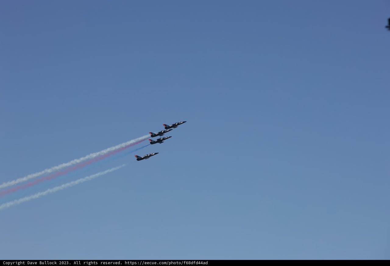Trio of Sky Dancers - Fleet Week Air Show 2023