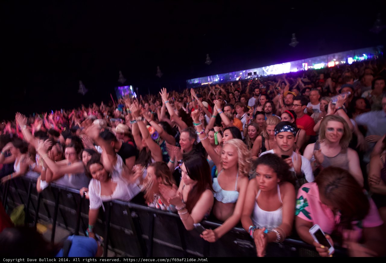 Urban Crowd at Coachella Concert