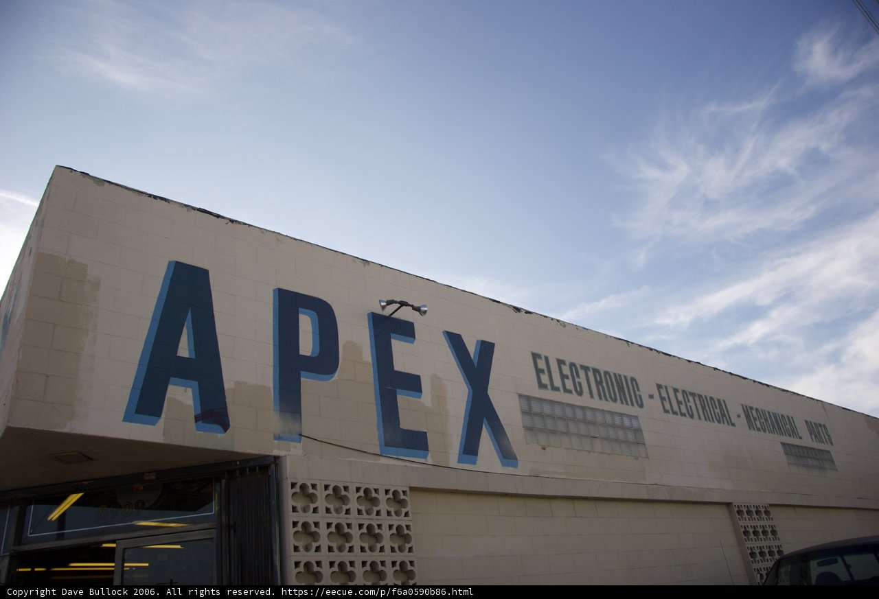 Apex Building dominates the skyline