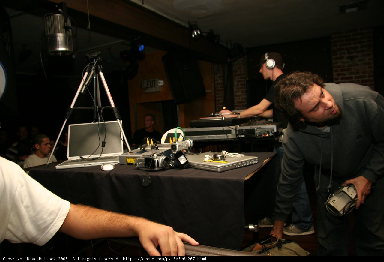 DJ rocking the party