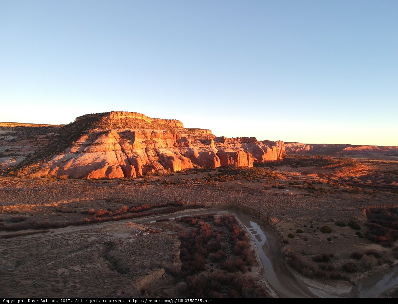 Sunset over the Red Rocks