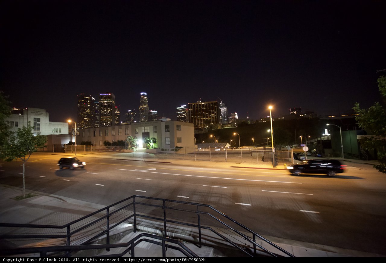 Nighttime Drive through a Bustling Metropolis