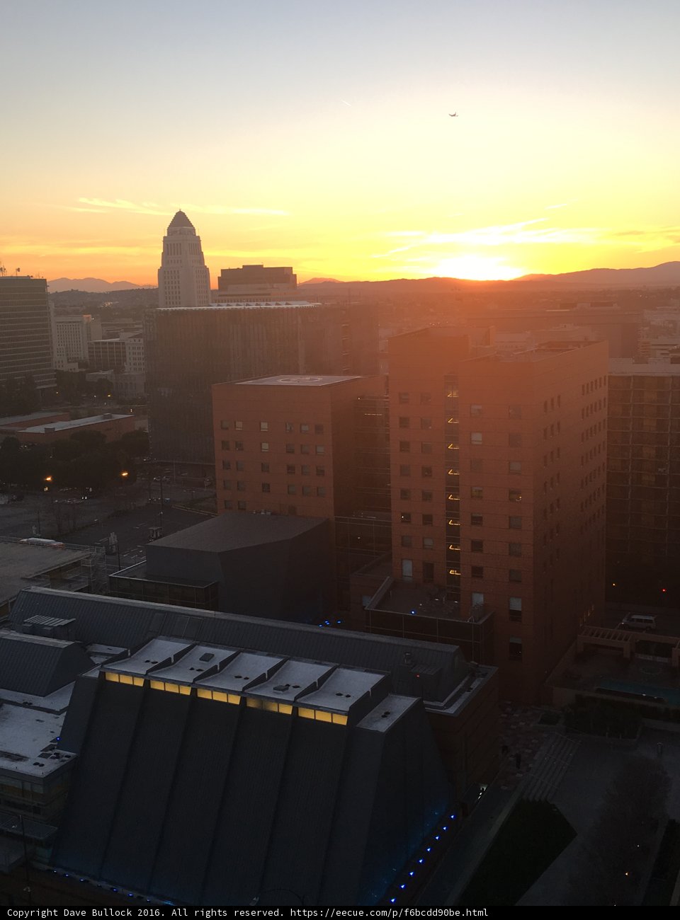 Heavenly Sunset Over the Urban Jungle