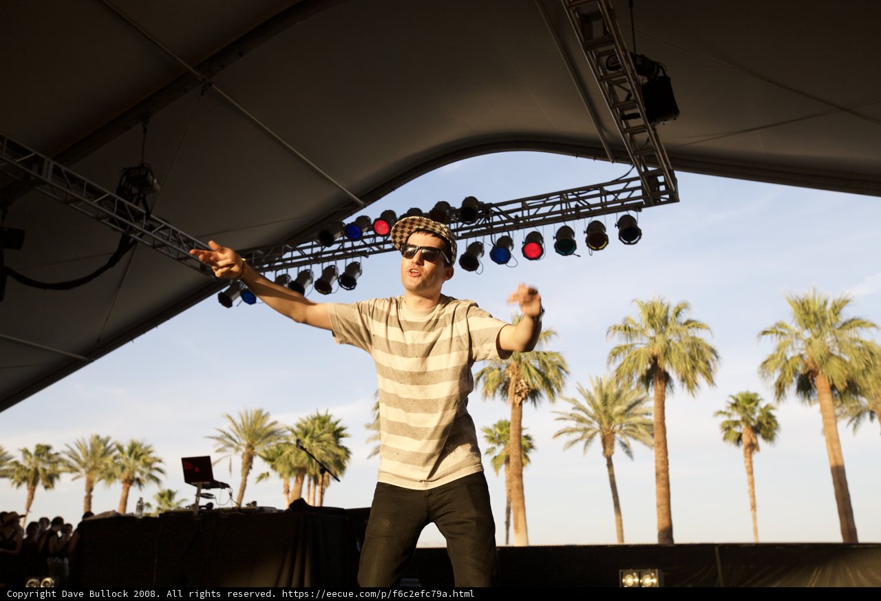 A-Trak rocks the stage at Coachella
