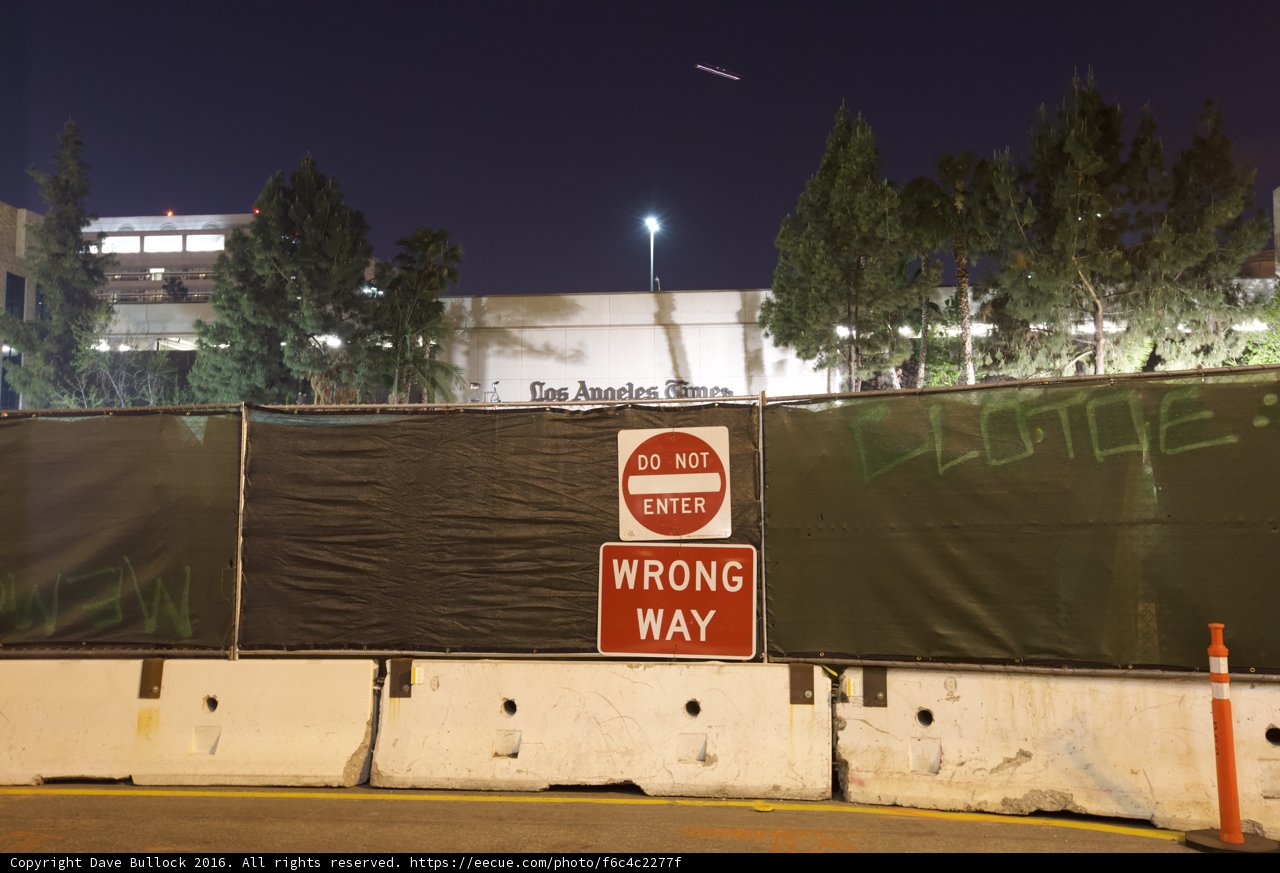 Stop Sign at Night