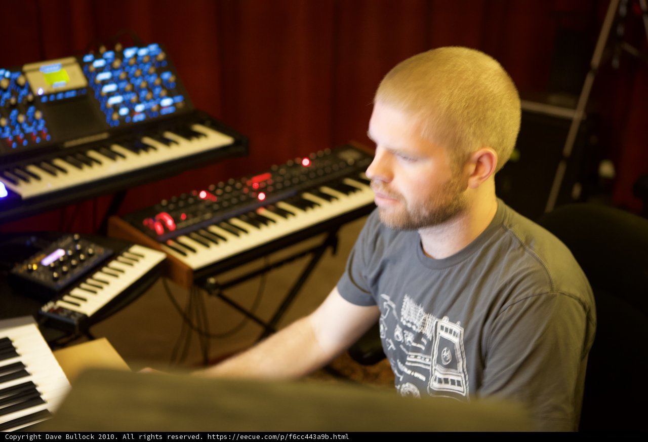 Morgan Page at the Keyboard