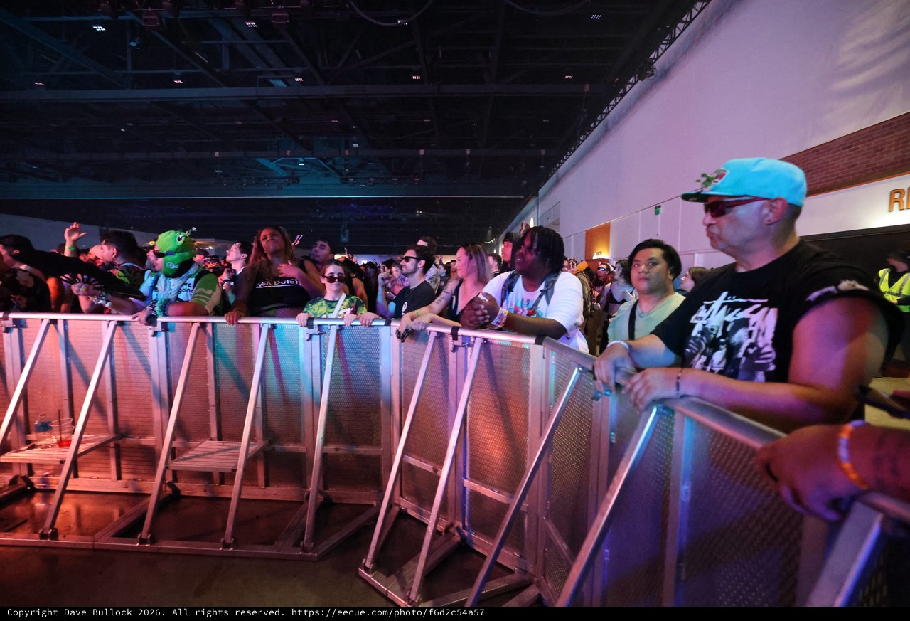 Packed Crowd at Wobbleland 2026 Festival Barrier