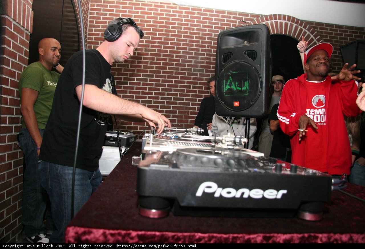 The Red DJ Rocks the Stage