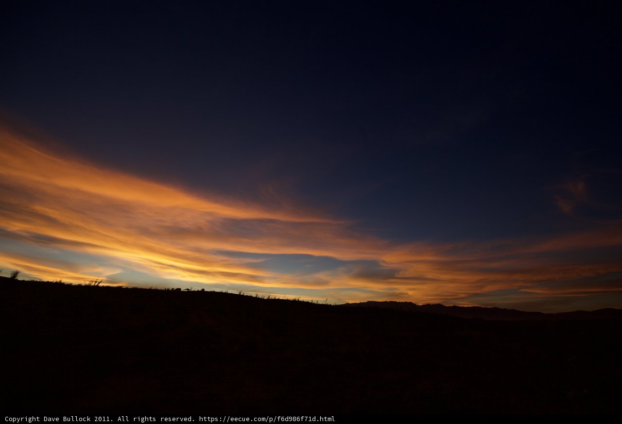 Awe-Inspiring Sunset over Joshua Tree National Park