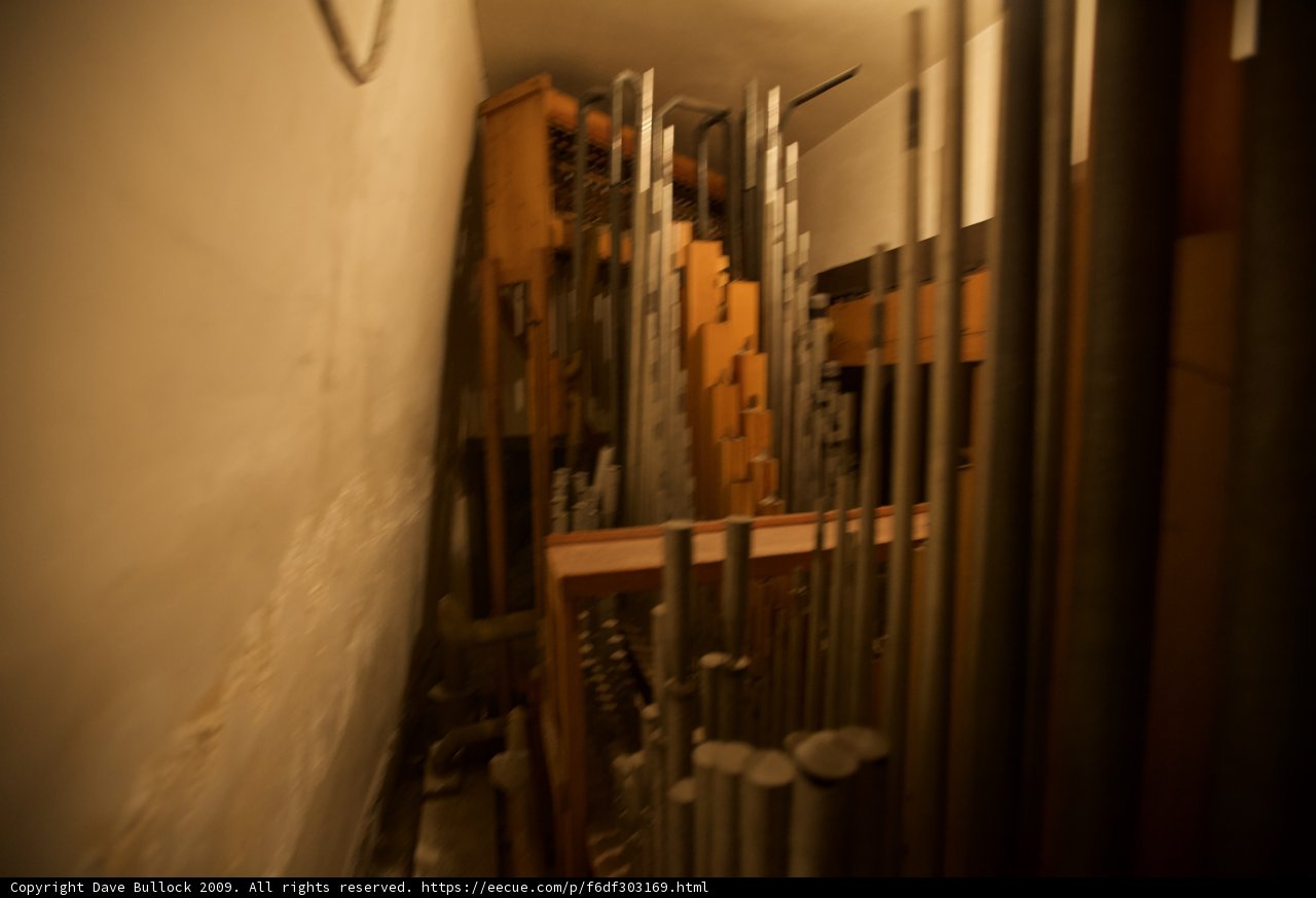 Magnificent Organ in Wooden Church