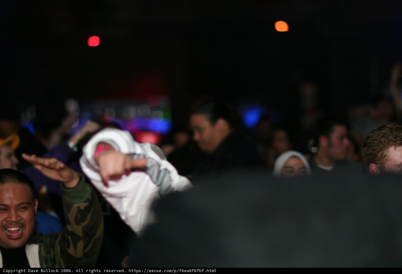 White-shirted man in the Club
