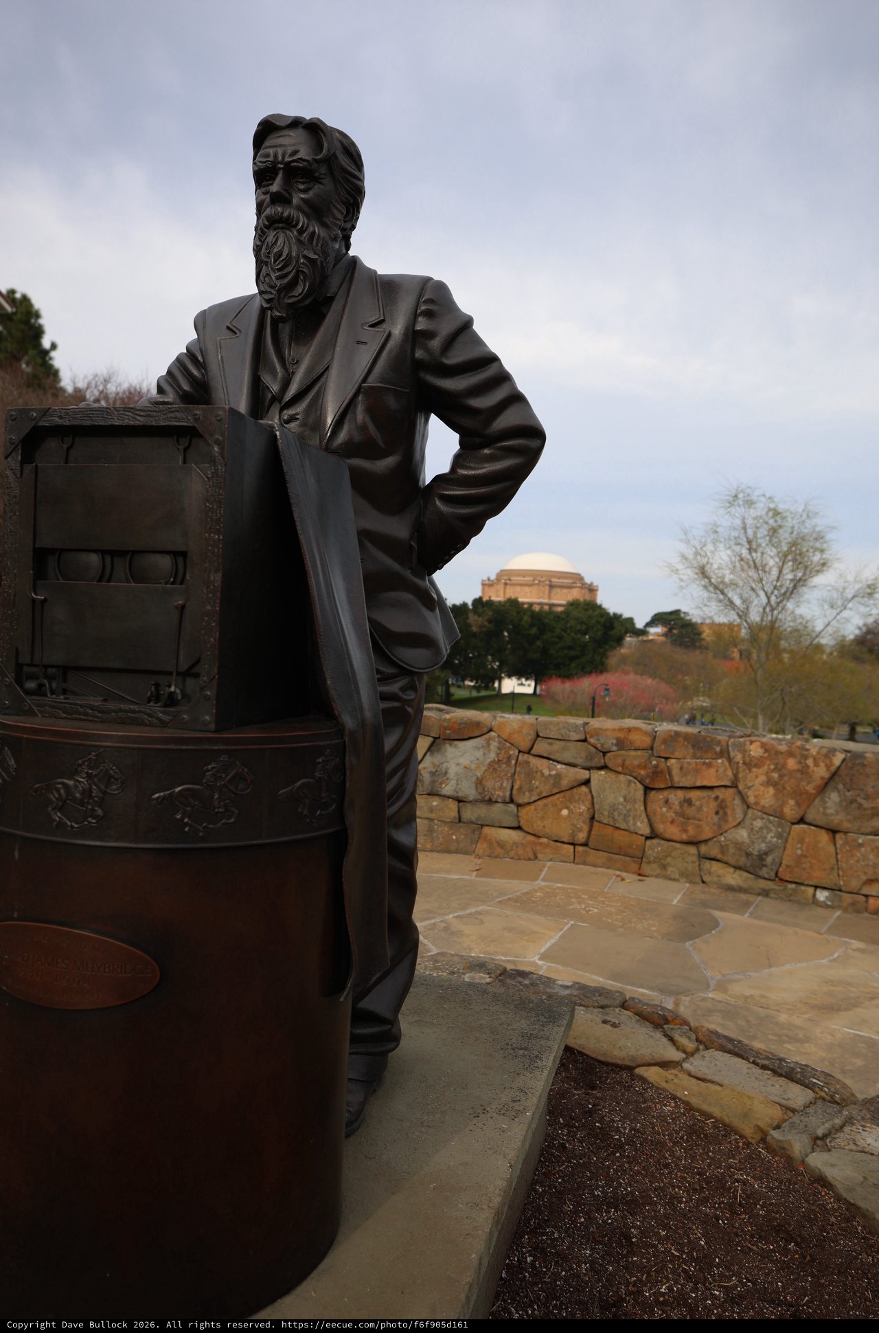 Bronze Statue of Bearded Man at Skywalker Ranch
