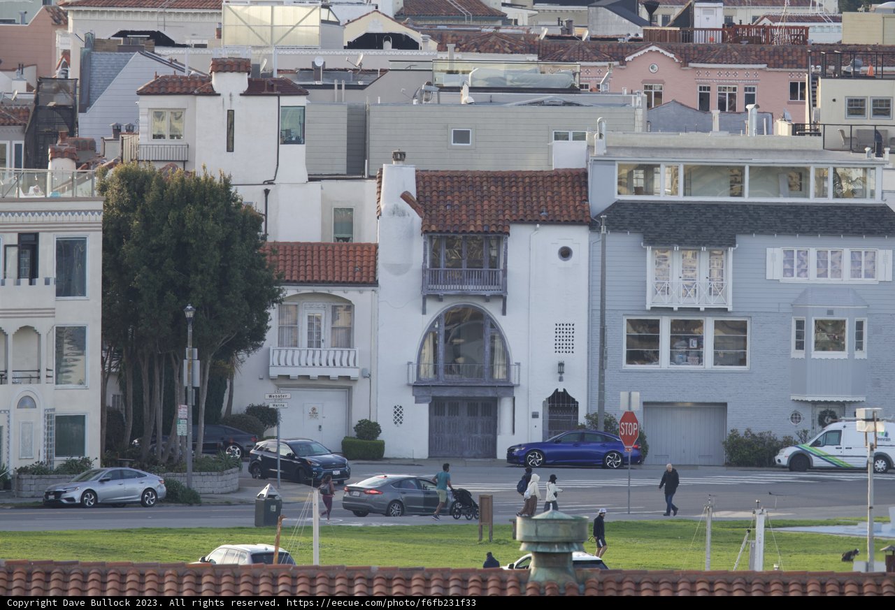 The Red Roofed Marvel Lowering Over Fort Mason