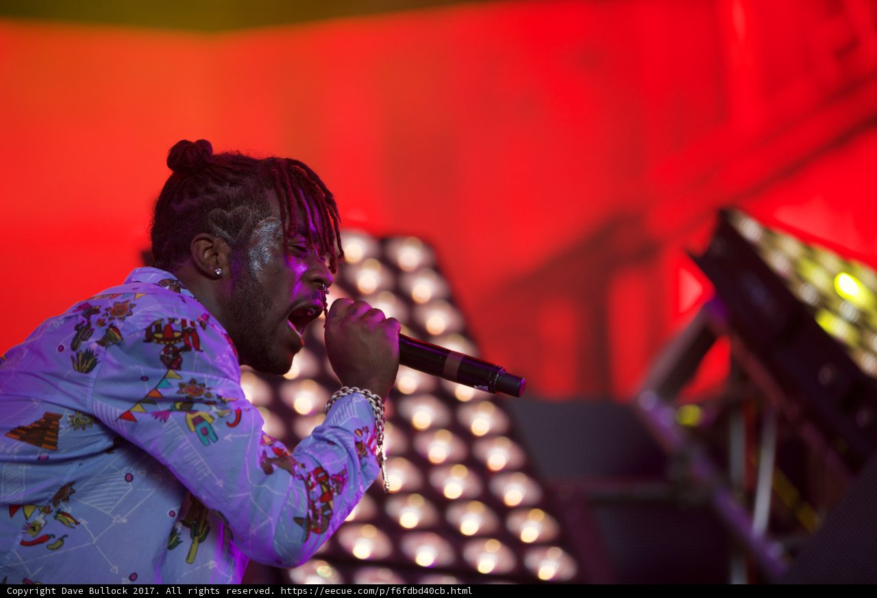 Lil Uzi Vert Rocks the Stage with a Mohawk and a Microphone