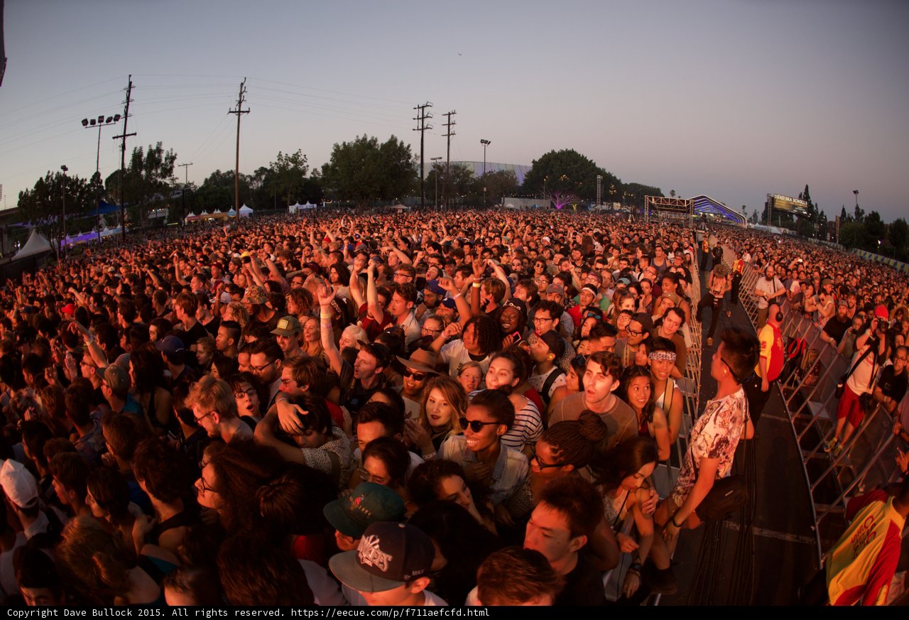 Crowd at Blue Hour