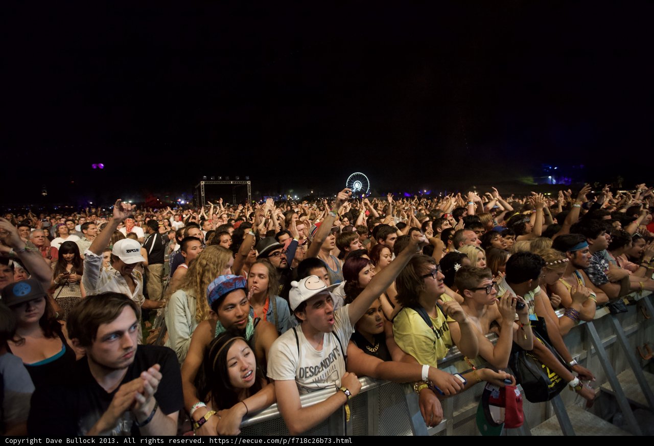 Crowded Hands-Up Concert