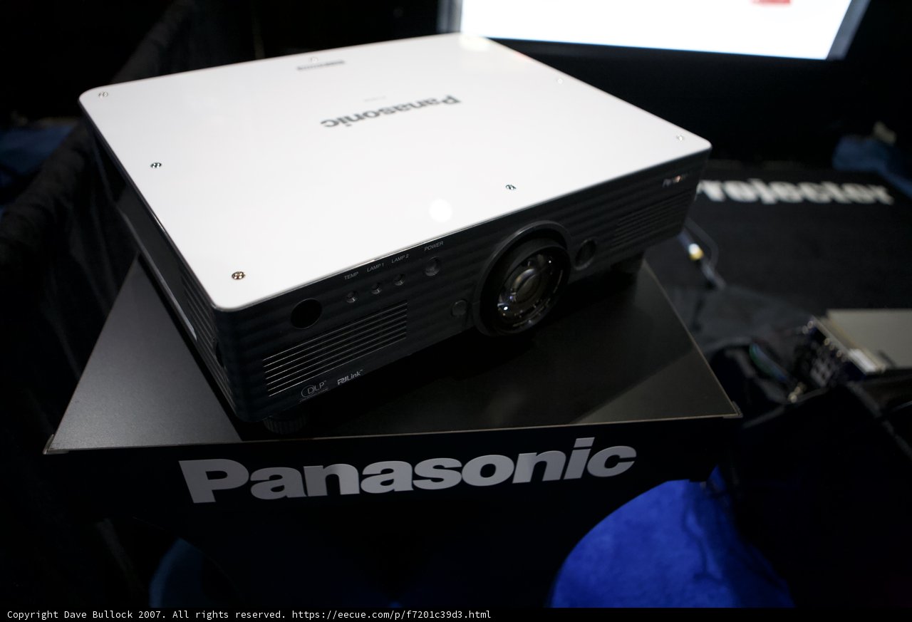 Panasonic's New Portable HD-LP120 Projector