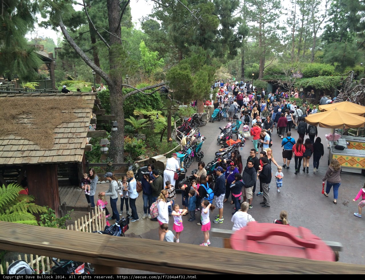Walking through the Countryside at Disneyland Park