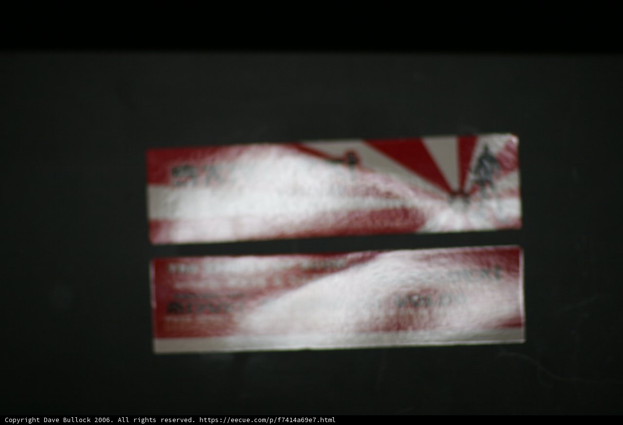 Red and White Business Card Stickers