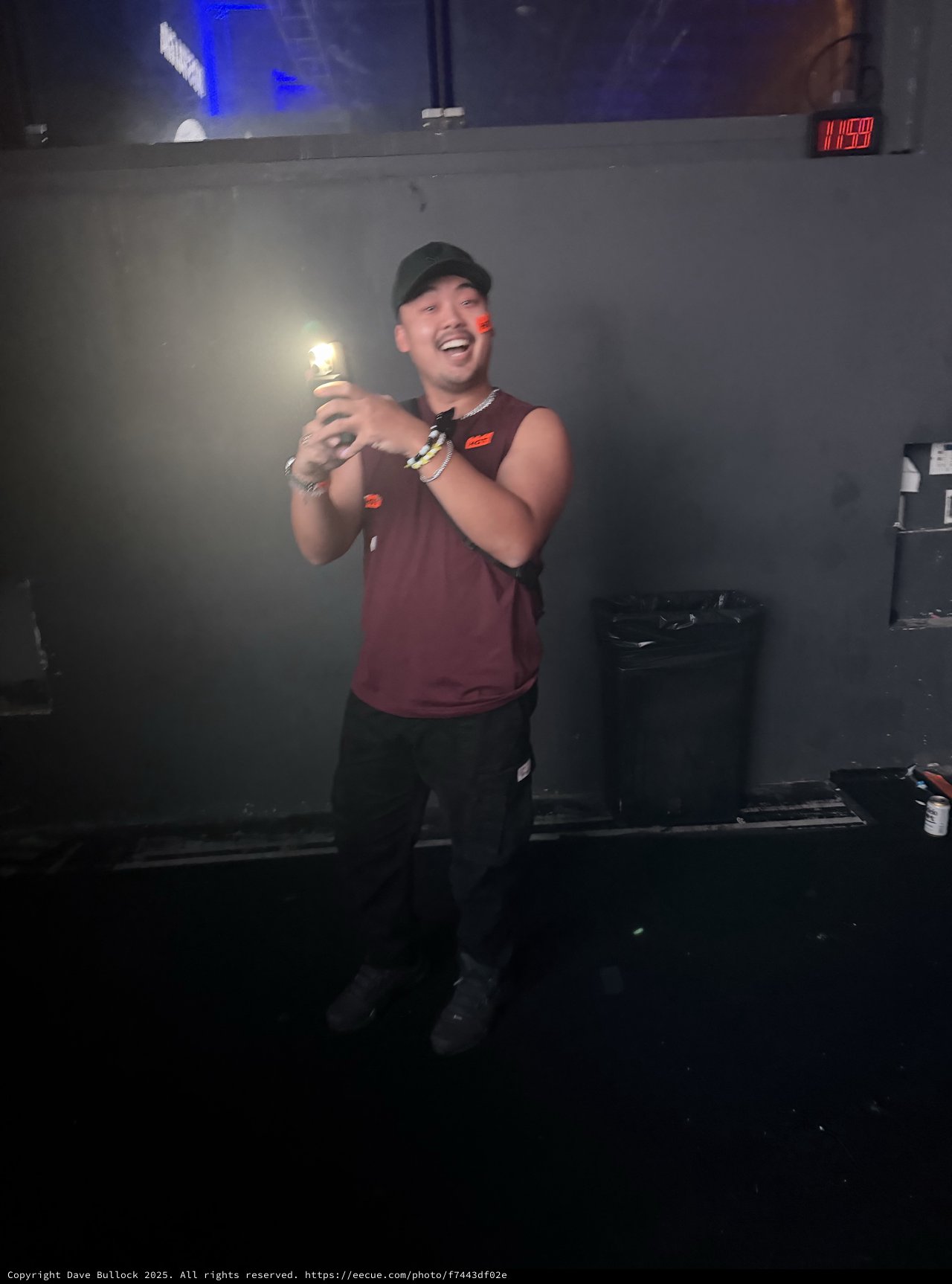 DJ Performance Moment at Electronic Music Venue