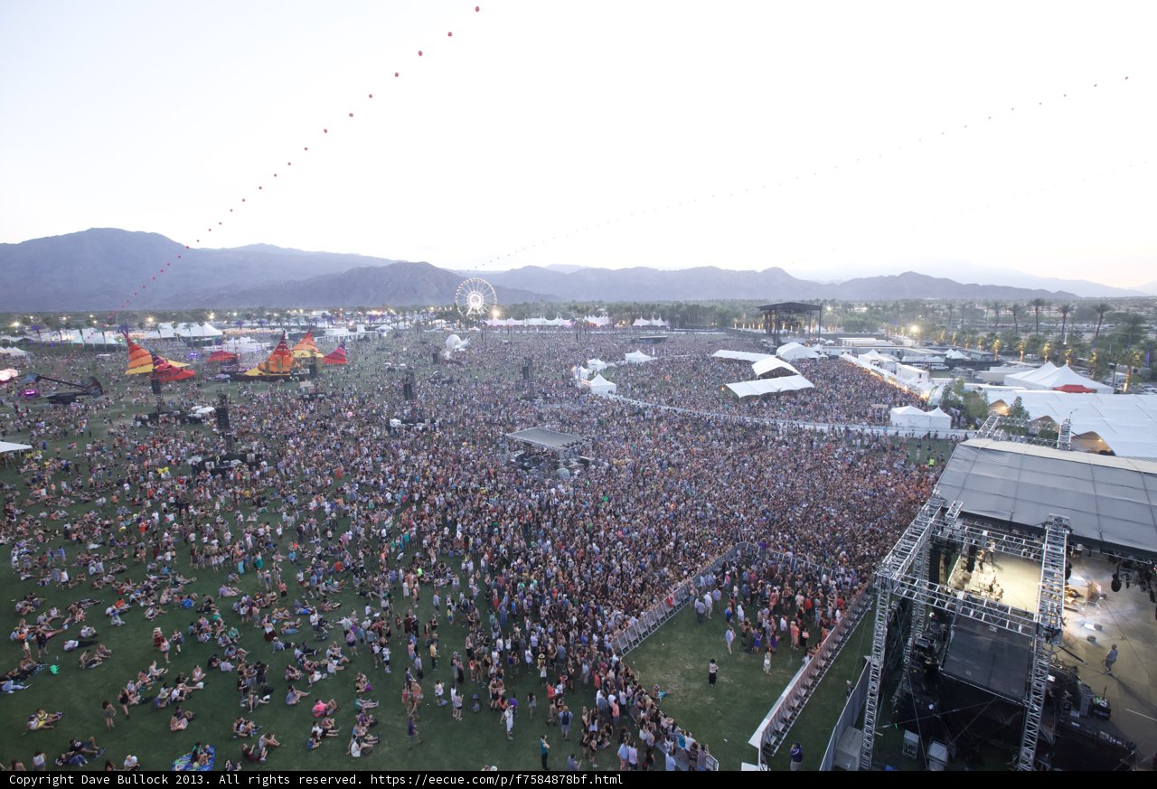 Concert-Goers Take Over Coachella Valley