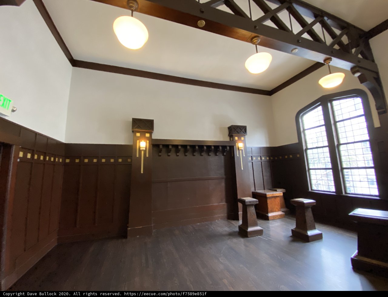 Step Back in Time in this Old School House Foyer