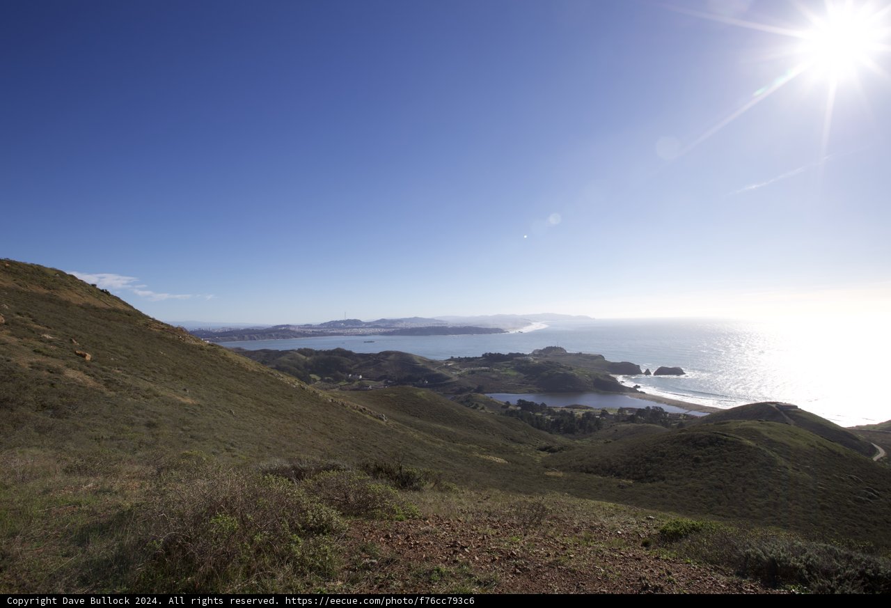 Spectacular Ocean and Hill View from Marin Headlands Hill 88
