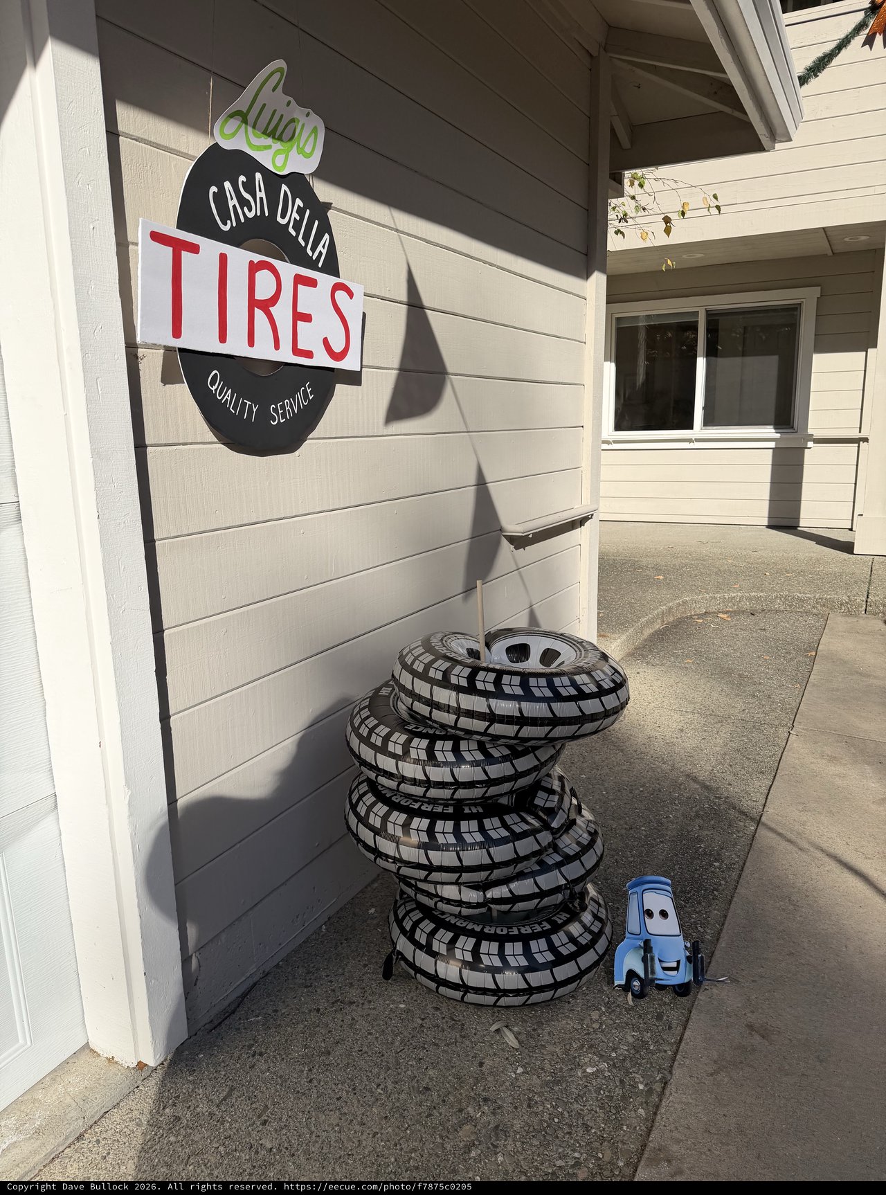 Luigi's Casa Della Tires - Cars Movie Themed Display