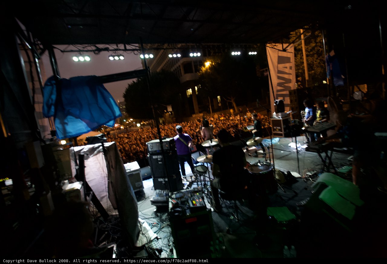 Rocking Out Under the Night Tent