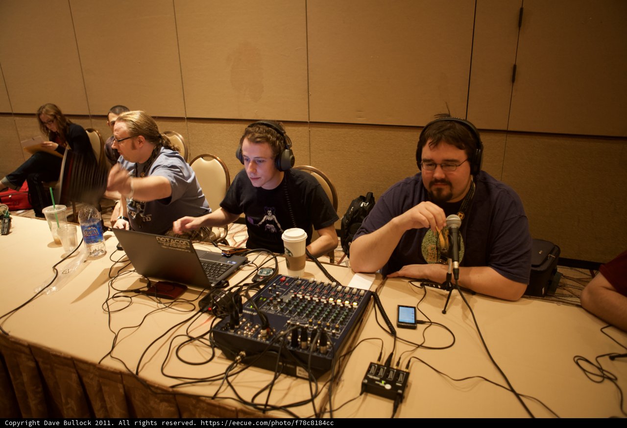 Working hard at the table