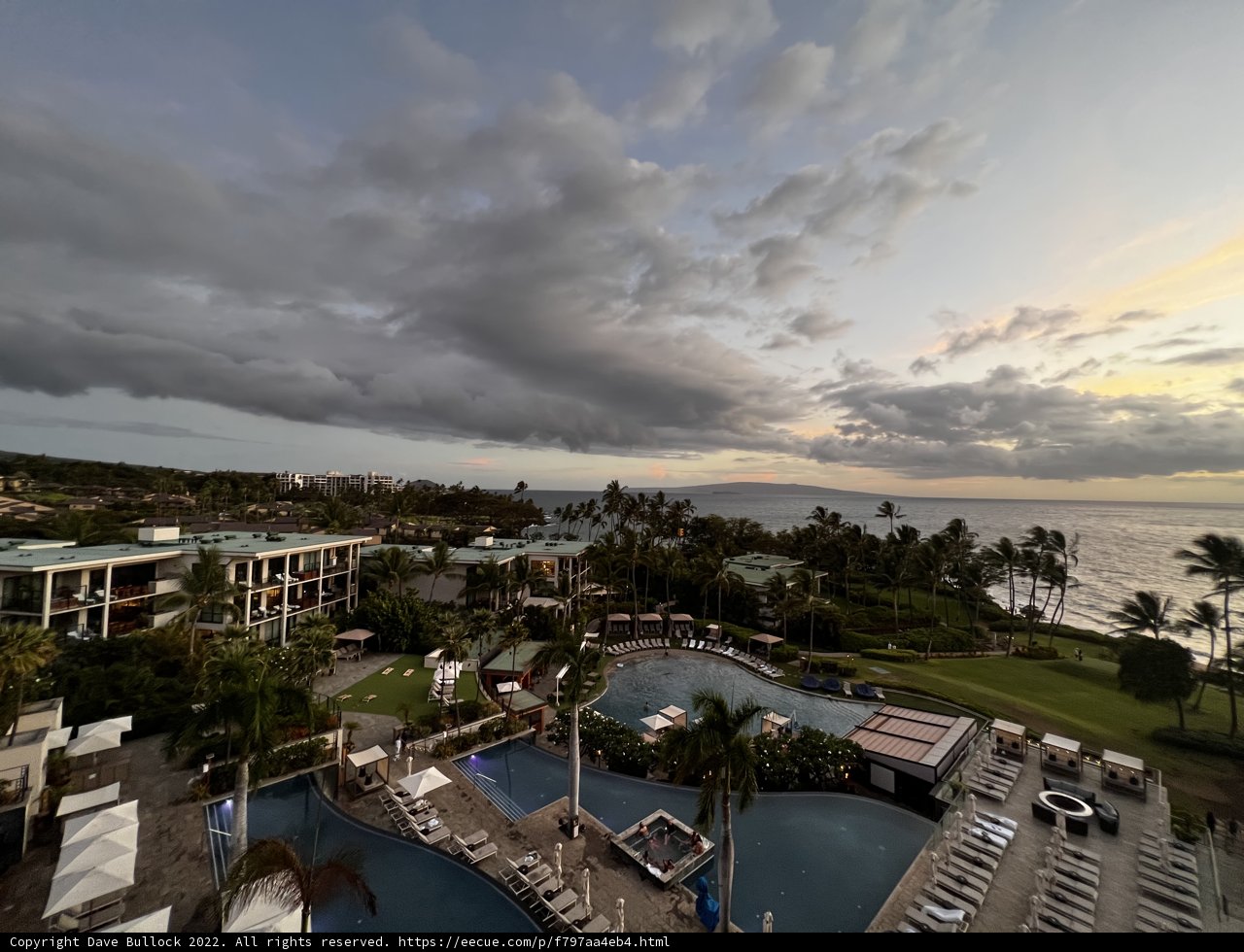 Panoramic View of the Beachside Resort