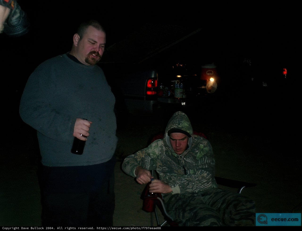 Nighttime Camping with Friends