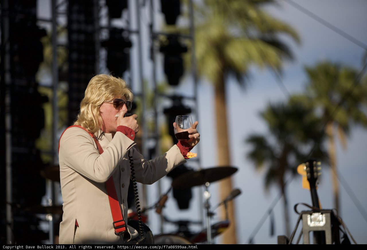 Coachella's Blonde Bombshell