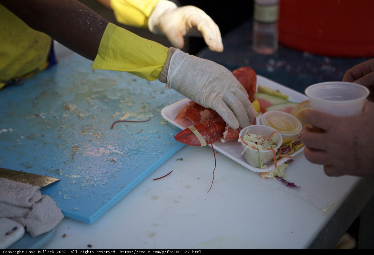Lobster Preparation at the 2007 Lobster Festival