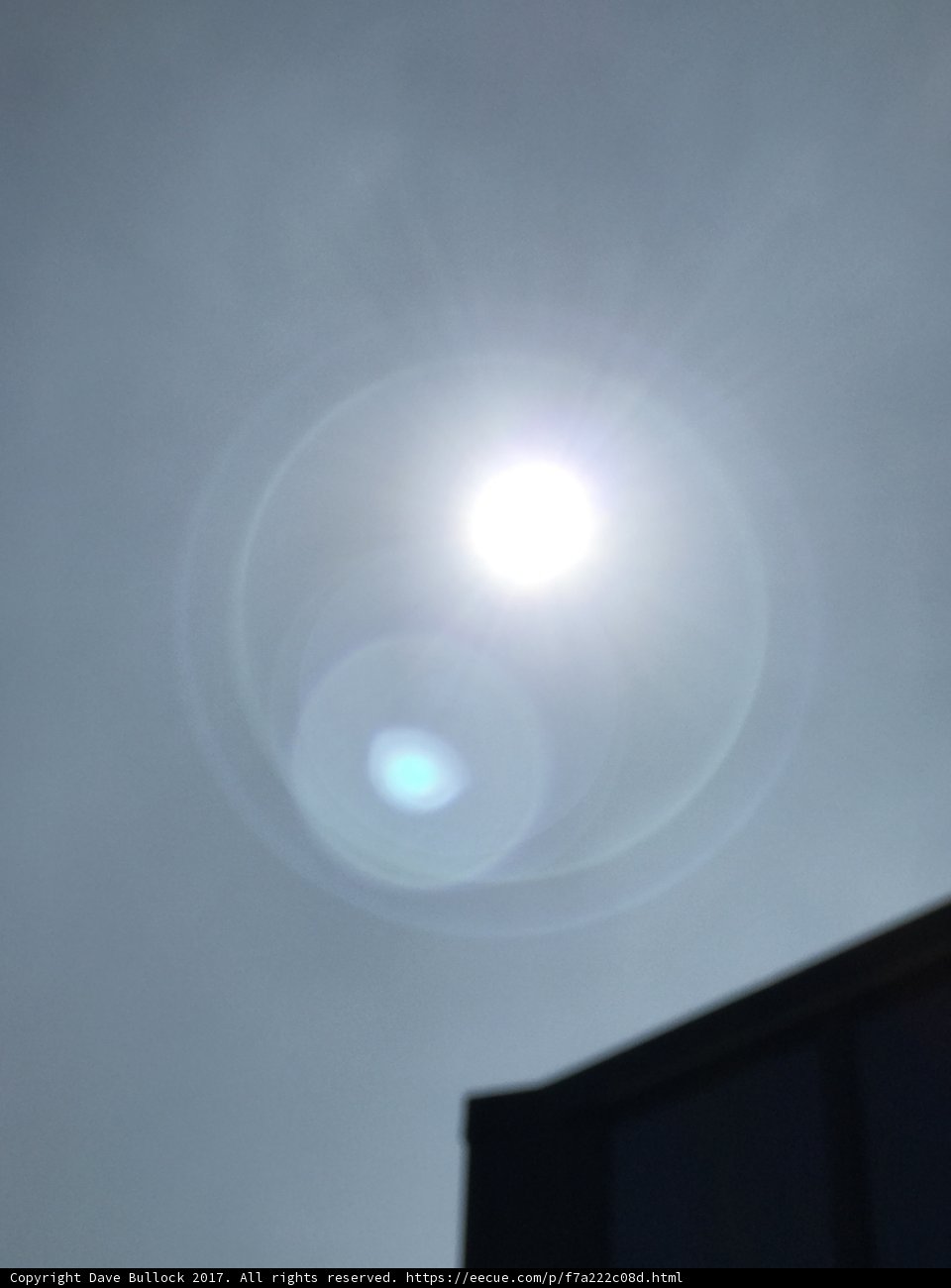 Glaring sun brings a new day