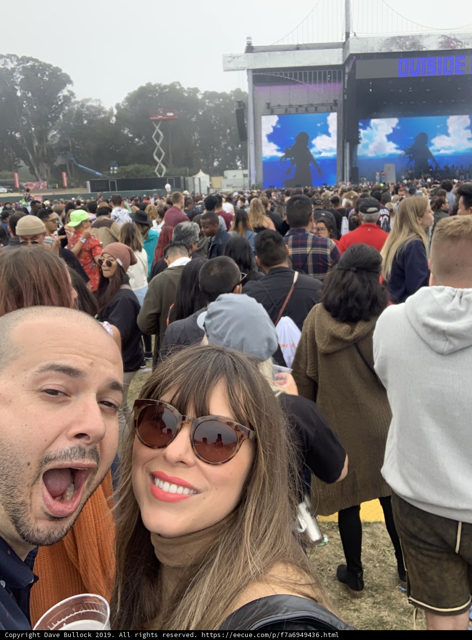Selfie Time at the Music Festival