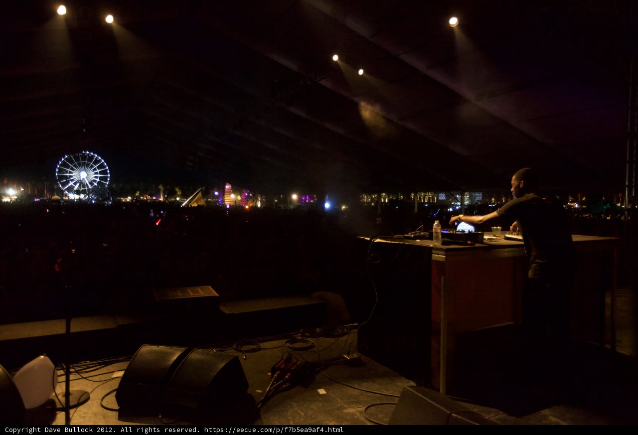 Musical Performance Under the Ferris Wheel