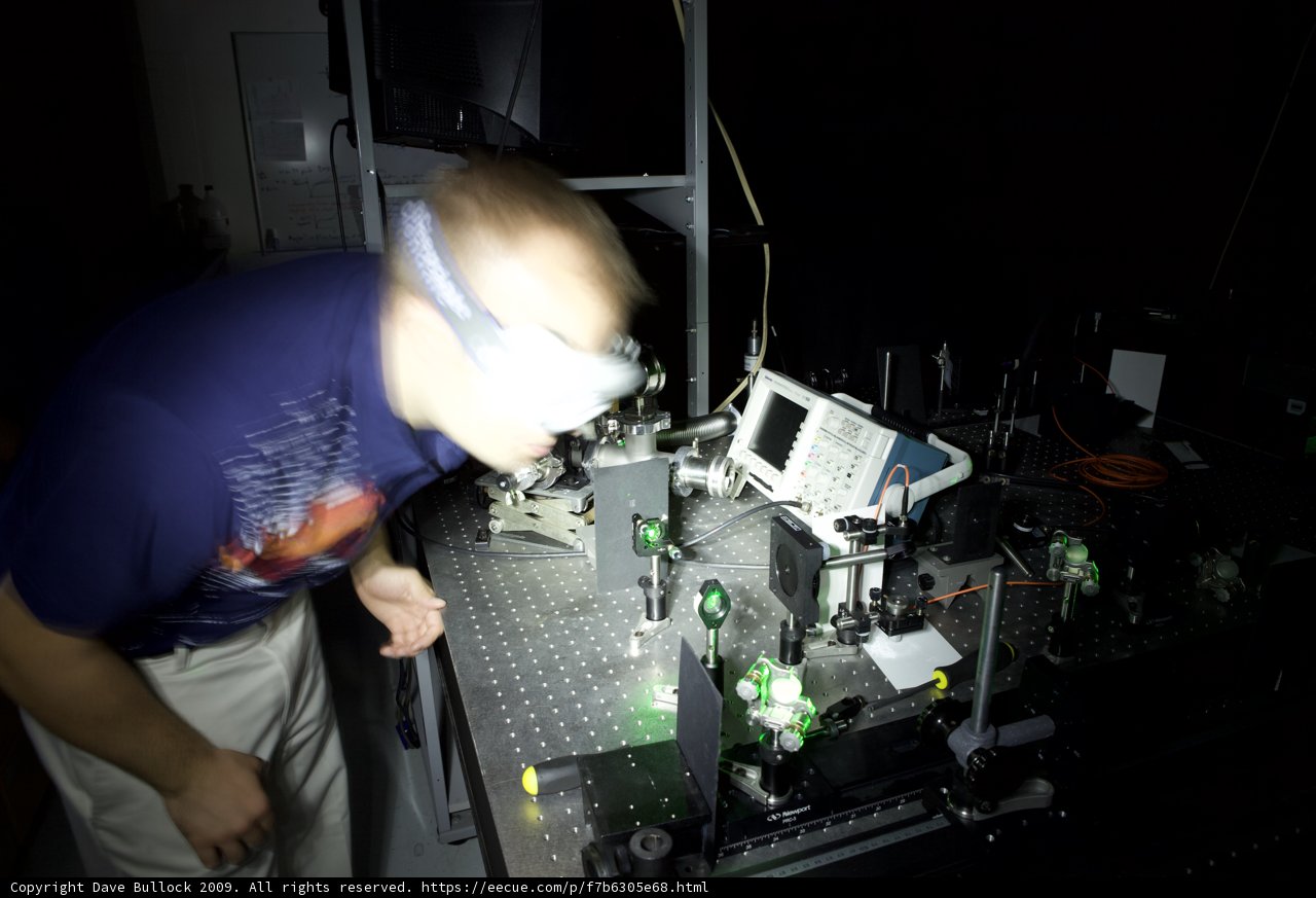 Green Light Experiment in the Lab