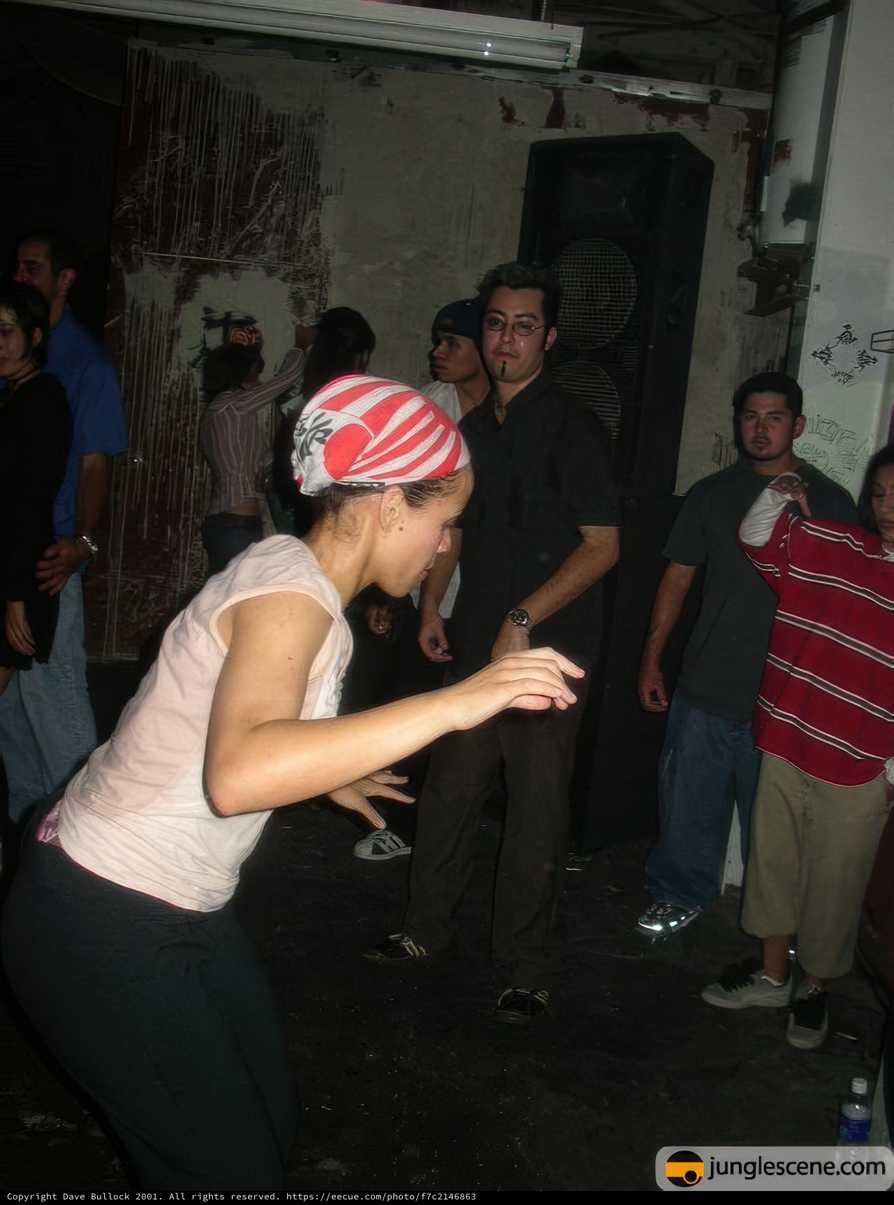 Dancing Queen in Urban Night Club