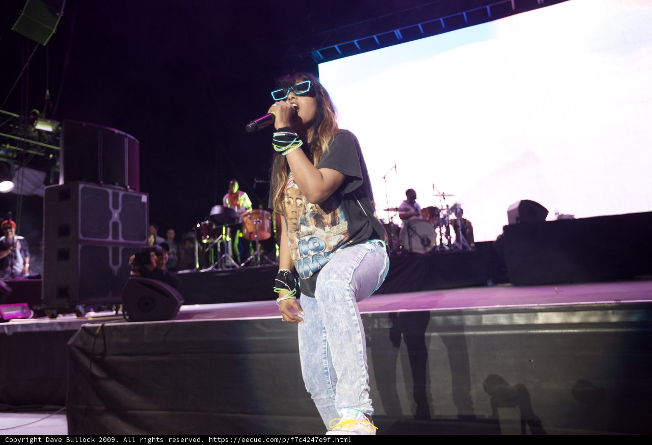 Woman Rocking the Stage