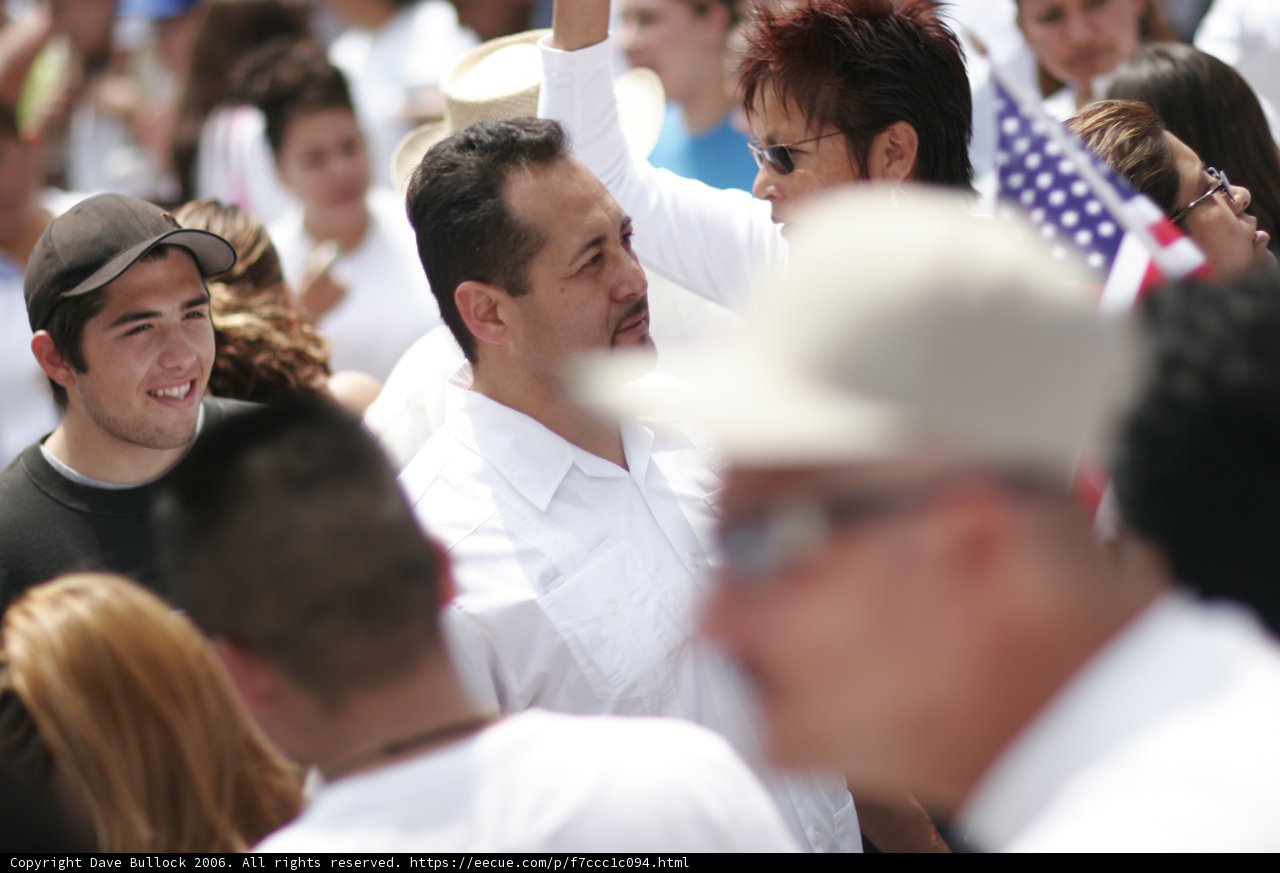 Surrounded by a Crowd