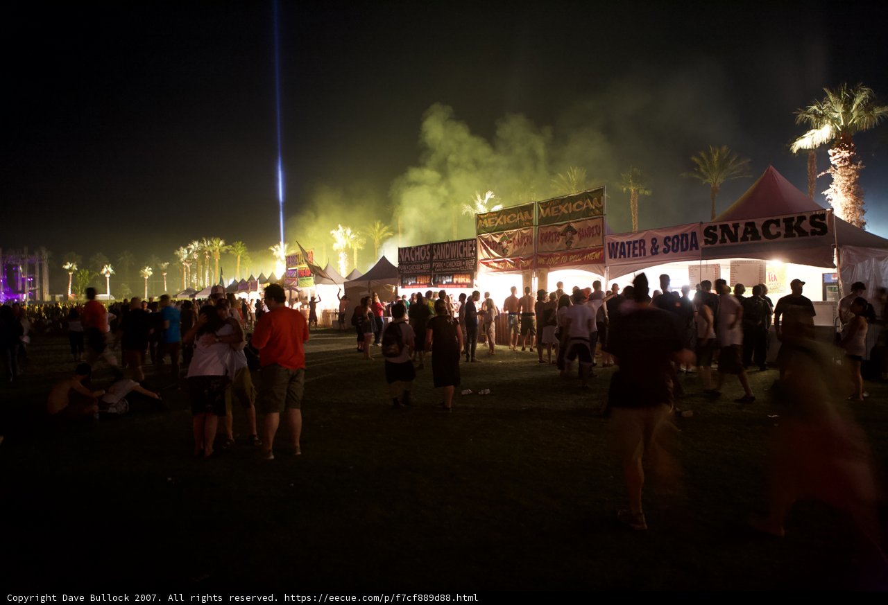 Nighttime Festivities at Coachella