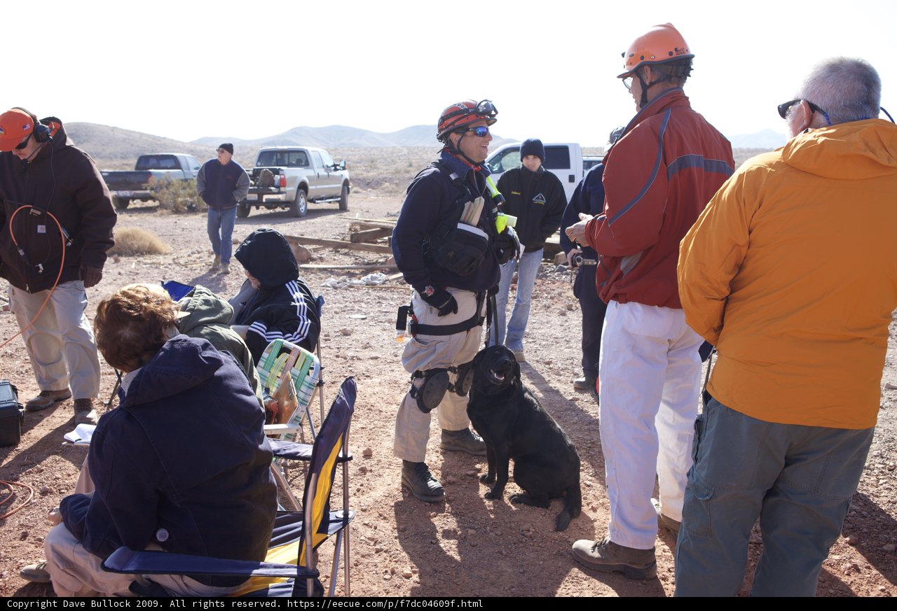 Rescue Mission Team with Their Loyal Companion